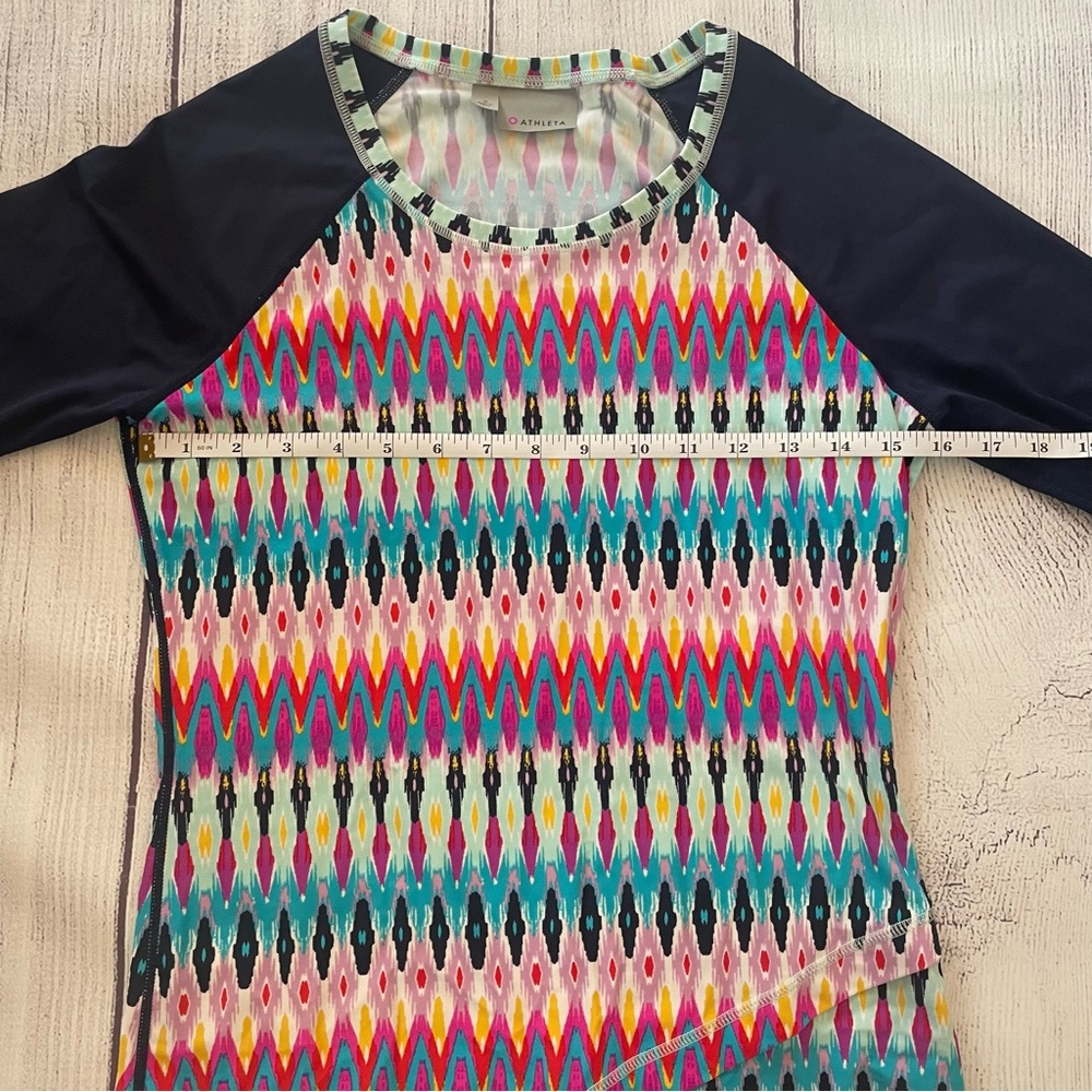 ATHLETA Boscabell Criss Cross Rash Guard Size Small - Picture 3 of 10